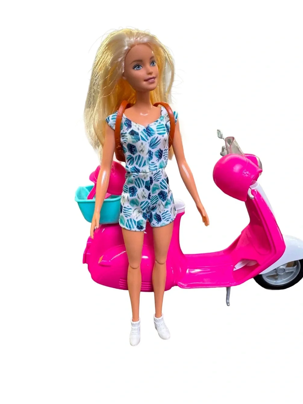 Barbie and Vespa Scooter Doll & Playset By Mattel